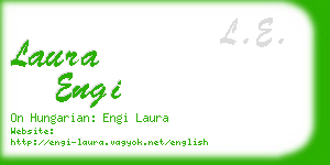 laura engi business card